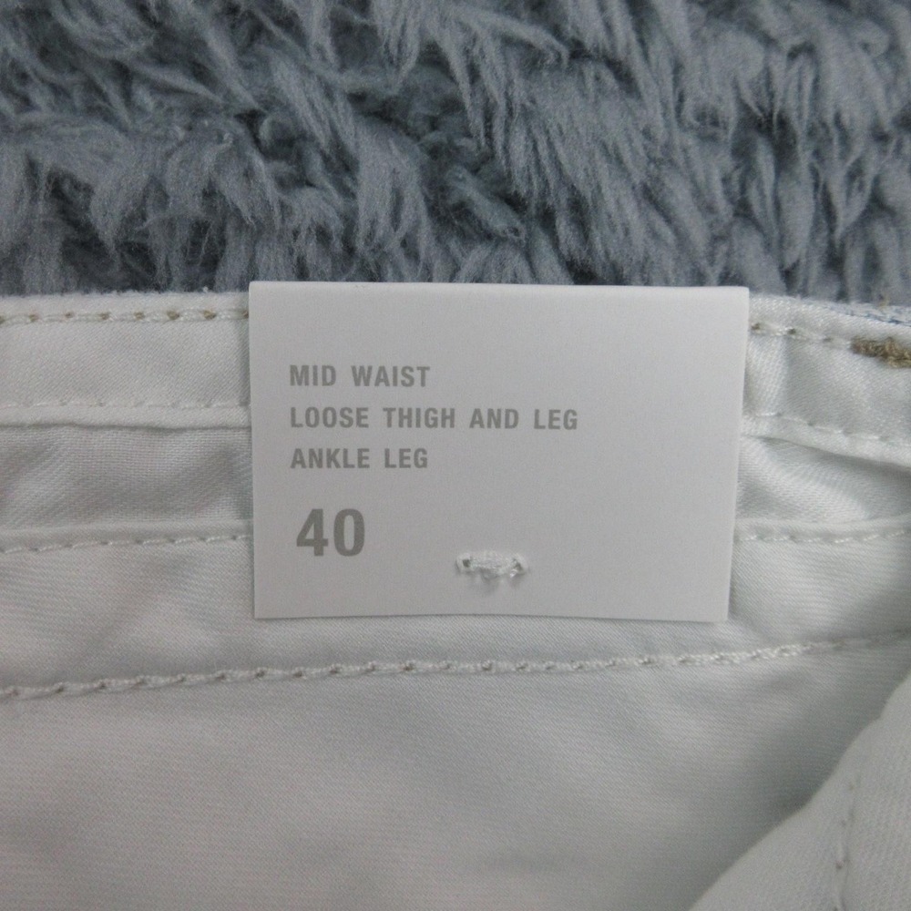 Zara Jeans Mens 32x29* Light Blue Mid Waist Loose Wide Leg Ankle NWT - Picture 13 of 16